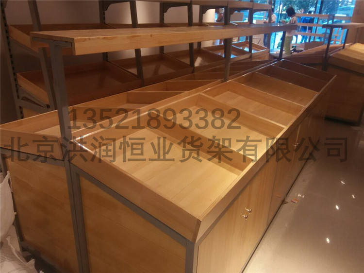 铁木钢木结合货架